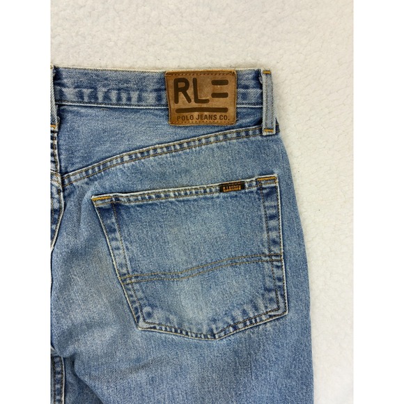 Polo Jeans‎ Co. Ralph Lauren Men’s 34x30 Easy Fit Jeans Blue Relaxed Straight - Picture 14 of 16